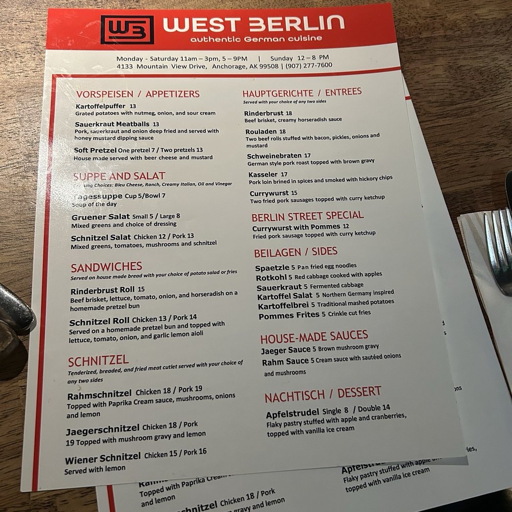 Menu Menu