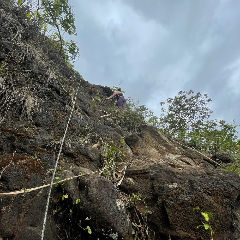 Crouching Lion Hike - Hard way up - Hiking Near Me - Kaaawa, Hawaii