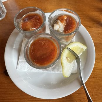 Oros Fireside Restaurant - Oyster shooters - American Near Me - Cannon Beach, Oregon