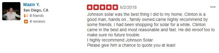 Slide of Johnson Solar