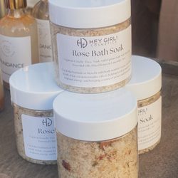 Scrubs & Bath Soaks for beauty, protection & abundance. Different Soaks & Baths available