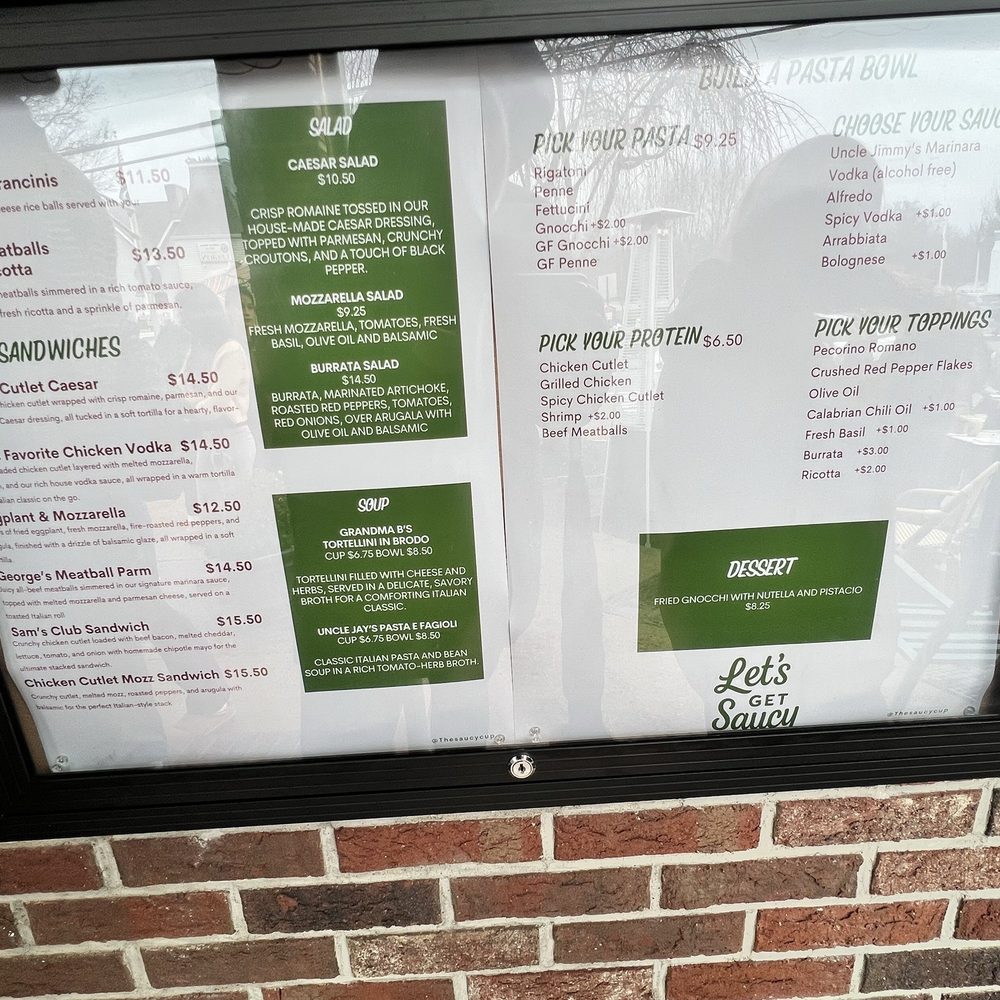 The Saucy Cup - Menu - Coffee & Tea Near Me - Wayne, New Jersey The Saucy Cup - Menu - Coffee & Tea Near Me - Wayne, New Jersey