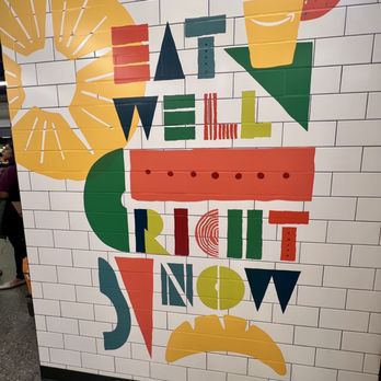Amazon Go - a subway sign with the words eat well, fruit, and snow - Convenience Stores Near Me - Seattle, Washington Amazon Go - a subway sign with the words eat well, fruit, and snow - Convenience Stores Near Me - Seattle, Washington