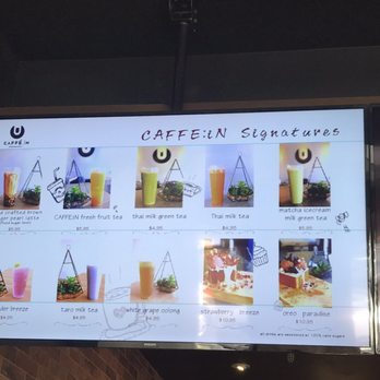 CAFFE:iN - Menu - Coffee & Tea Near Me - Union City, California