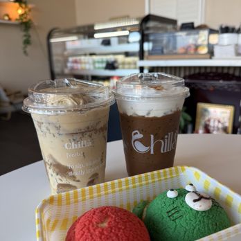 Chilla Coffee - chilla cafe (left) and coconut cream coffee (right) - Coffee & Tea Near Me - Garden Grove, California