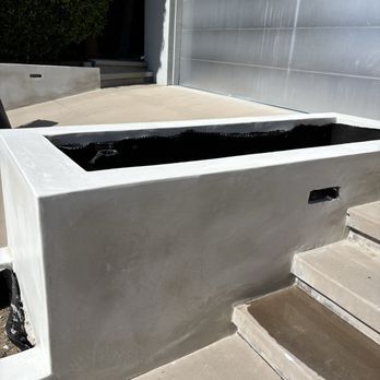 CazCo Stucco - After garden wall repair - Stucco Services Near Me