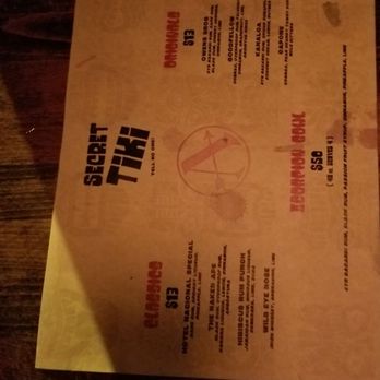 The Archer - Tiki menu - Cocktail Bars Near Me - Jersey City, New Jersey The Archer - Tiki menu - Cocktail Bars Near Me - Jersey City, New Jersey