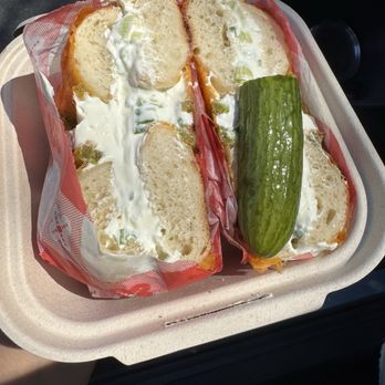 Marigold Bagels - Jalapeños and cheddar cheese bagel with scallions cream cheese. - Bagels Near Me - San Diego, California Marigold Bagels - Jalapeños and cheddar cheese bagel with scallions cream cheese. - Bagels Near Me - San Diego, California
