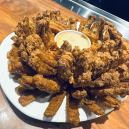 Burnt blooming onion Burnt blooming onion