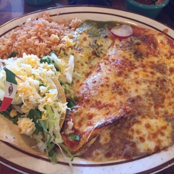 Avila's El Ranchito - Three item combo (shredded beef taco, tamale, traditional style chile relleno) - Mexican Near Me - Foothill Ranch, California