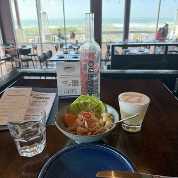Puerto 27 Peruvian Kitchen & Pisco Bar - Ceviche & Pisco Sour - Just YUM! Refreshing & So Very Tasty! LOVE the Lèche de Tigre, use the soup spoon! :0) - Peruvian Near Me - Pacifica, California Puerto 27 Peruvian Kitchen & Pisco Bar - Ceviche & Pisco Sour - Just YUM! Refreshing & So Very Tasty! LOVE the Lèche de Tigre, use the soup spoon! :0) - Peruvian Near Me - Pacifica, California