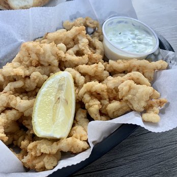 Sam the Clam's Pub & Grub - 1/2 pint of clam strips - Seafood Near Me - Plantsville, Connecticut Sam the Clam's Pub & Grub - 1/2 pint of clam strips - Seafood Near Me - Plantsville, Connecticut