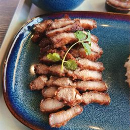 Spicy Crispy pork belly with Ginger rice Spicy Crispy pork belly with Ginger rice