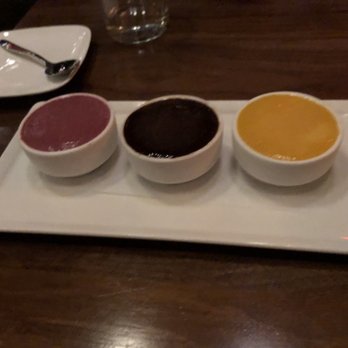 Uchi Dallas - Sorbet trio - Japanese Near Me - Dallas, Texas Uchi Dallas - Sorbet trio - Japanese Near Me - Dallas, Texas