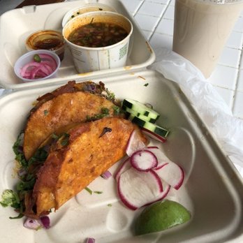 Cielito Lindo - Quesabirria tacos with horchata - Mexican Near Me - San Francisco, California