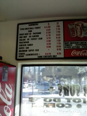 Menu photo 7 Super Subs Banning, CA
