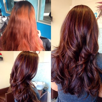 Style with Sandy - Chestnut brown with highlights - Hair Stylists Near Me Style with Sandy - Chestnut brown with highlights - Hair Stylists Near Me
