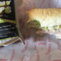 Jimmy John's - turkey tom, chips.
