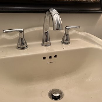 Your Plumber - New faucet install on pedestal sink - Plumbing Near Me