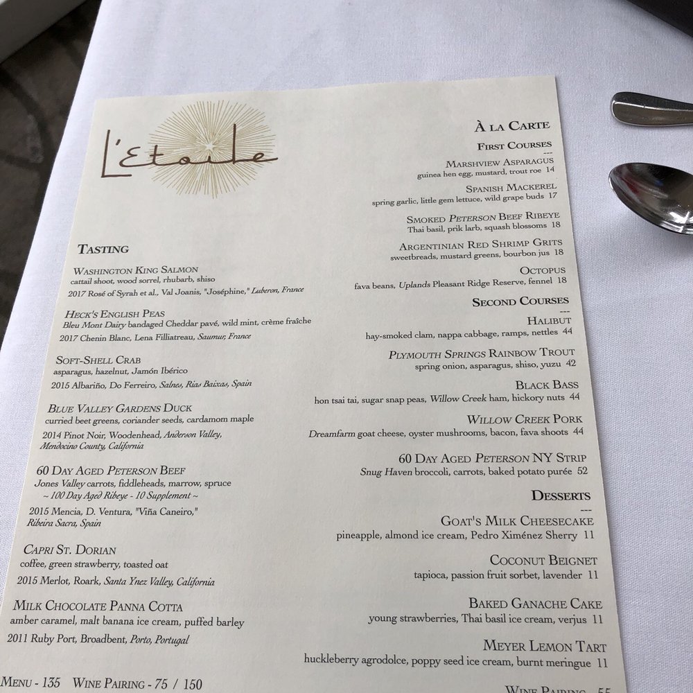 L'Etoile - Menu - New American Near Me - Madison, Wisconsin L'Etoile - Menu - New American Near Me - Madison, Wisconsin