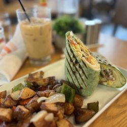 Stax Cafe - breakfast wrap