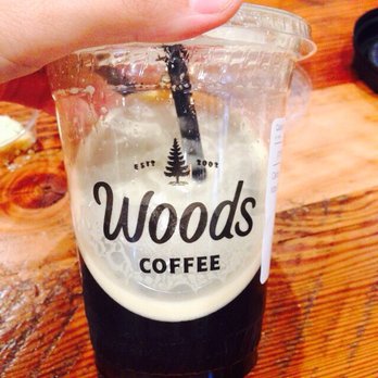 Woods Coffee - Nitro cold brew (Cedar - 16 oz.) - $3.95 - Coffee & Tea Near Me - Bellevue, Washington