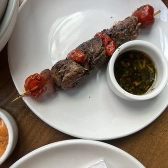 HIDE+SEEK - Steak skewers - New American Near Me - Chicago, Illinois
