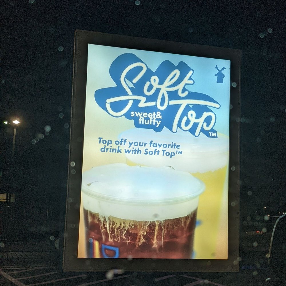 Dutch Bros Coffee - Definitely add a soft top on any of your drinks! - Juice Bars & Smoothies Near Me - Universal City, Texas Dutch Bros Coffee - Definitely add a soft top on any of your drinks! - Juice Bars & Smoothies Near Me - Universal City, Texas