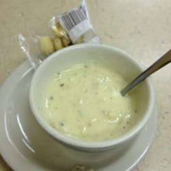 Clary's Corner Cafe - Cream of potato soup! Fantastic!