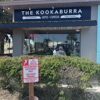 The Kookaburra - Outdoor signage - Coffee & Tea Near Me - St. Augustine Beach, Florida