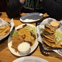 Winking Lizard Tavern - Chicken Enchiladas and Quesadillas Smash-burger Specials with Steak Fries