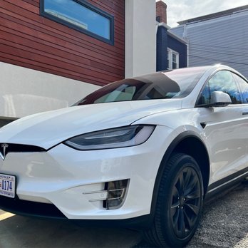 Sharp Detail - Tesla Model X exterior - Auto Detailing Near Me