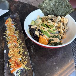Firecracker Roll & POKE BOWL