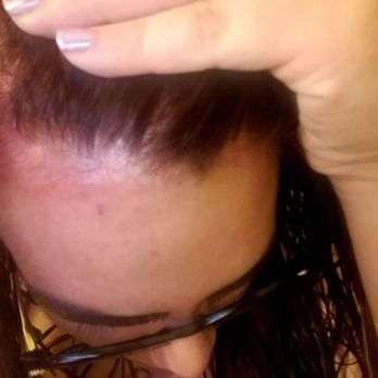 The Brow Spa - doesnt make sense why you wouldn't clean around the area or put something to prevent color stains on skin - Waxing Near Me - Valencia, California