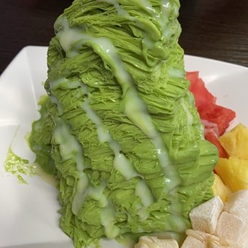 Frostcity - Green tea shave ice - Desserts Near Me - Honolulu, Hawaii