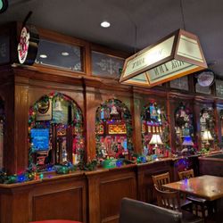 Tara Inn - Christmas decor overlooking the bar