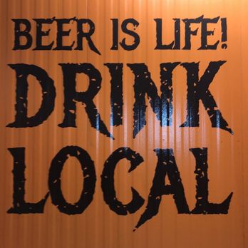 Frankenboltzzzz Brewing - a sign that says beer is life drink local - Brewpubs Near Me - Montgomery, Texas Frankenboltzzzz Brewing - a sign that says beer is life drink local - Brewpubs Near Me - Montgomery, Texas