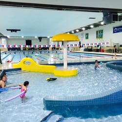 Pan Am Pool - Newer kiddie pool and lap pool area