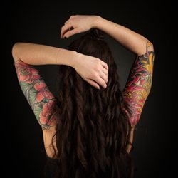Golden Lotus Tattoo - Tattoo by Jason Sexton