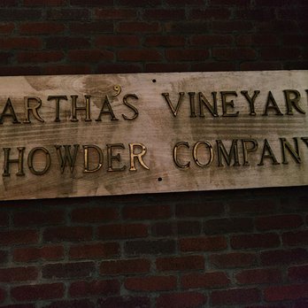 Martha's Vineyard Chowder Company - Signage - Seafood Near Me - Oak Bluffs, Massachusetts Martha's Vineyard Chowder Company - Signage - Seafood Near Me - Oak Bluffs, Massachusetts