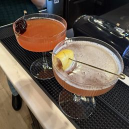 Paper Plane and French Martini