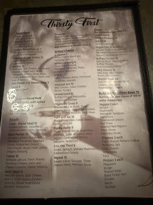 Menu photo 1 Thirsty First Lowell, MA Menu photo 1 Thirsty First Lowell, MA