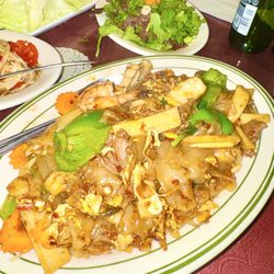 Thai Garden - Combo drunken noodles - so good