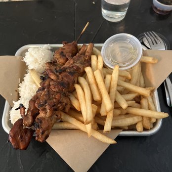 Estrellita - Filipino Chicken BBQ with Jasmine Rice and French Fries - Filipino Near Me - Atlanta, Georgia