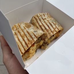 Breakfast burrito heaven!