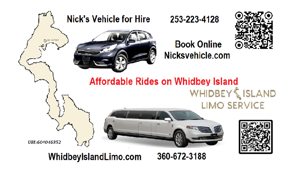 NICKS VEHICLE FOR HIRE Oak Harbor, Washington Limos Phone Number