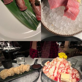 Janken - Smoked Wagyu Nigiri w/o Uni special, 2 orders of Otoro Sashimi, Sushi Ice Cream, & Bingsu - Japanese Near Me - Portland, Oregon