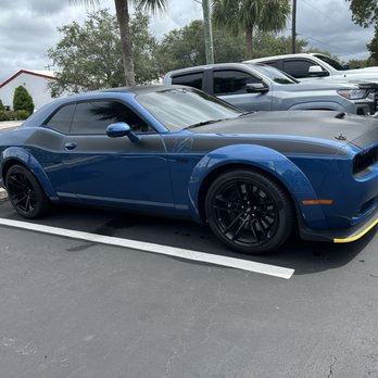 Enterprise Window Tinting - Dodge Challenger - Car Window Tinting Near Me - Naples, Florida