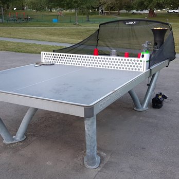 Willingdon Heights Park - Cornilleau Park outdoor ping pong tables with battery-powered robots, targets, and net catcher - Parks Near Me - Burnaby, British Columbia Willingdon Heights Park - Cornilleau Park outdoor ping pong tables with battery-powered robots, targets, and net catcher - Parks Near Me - Burnaby, British Columbia