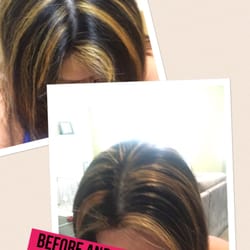 Tammy's Hair Trends - Before n after brush out